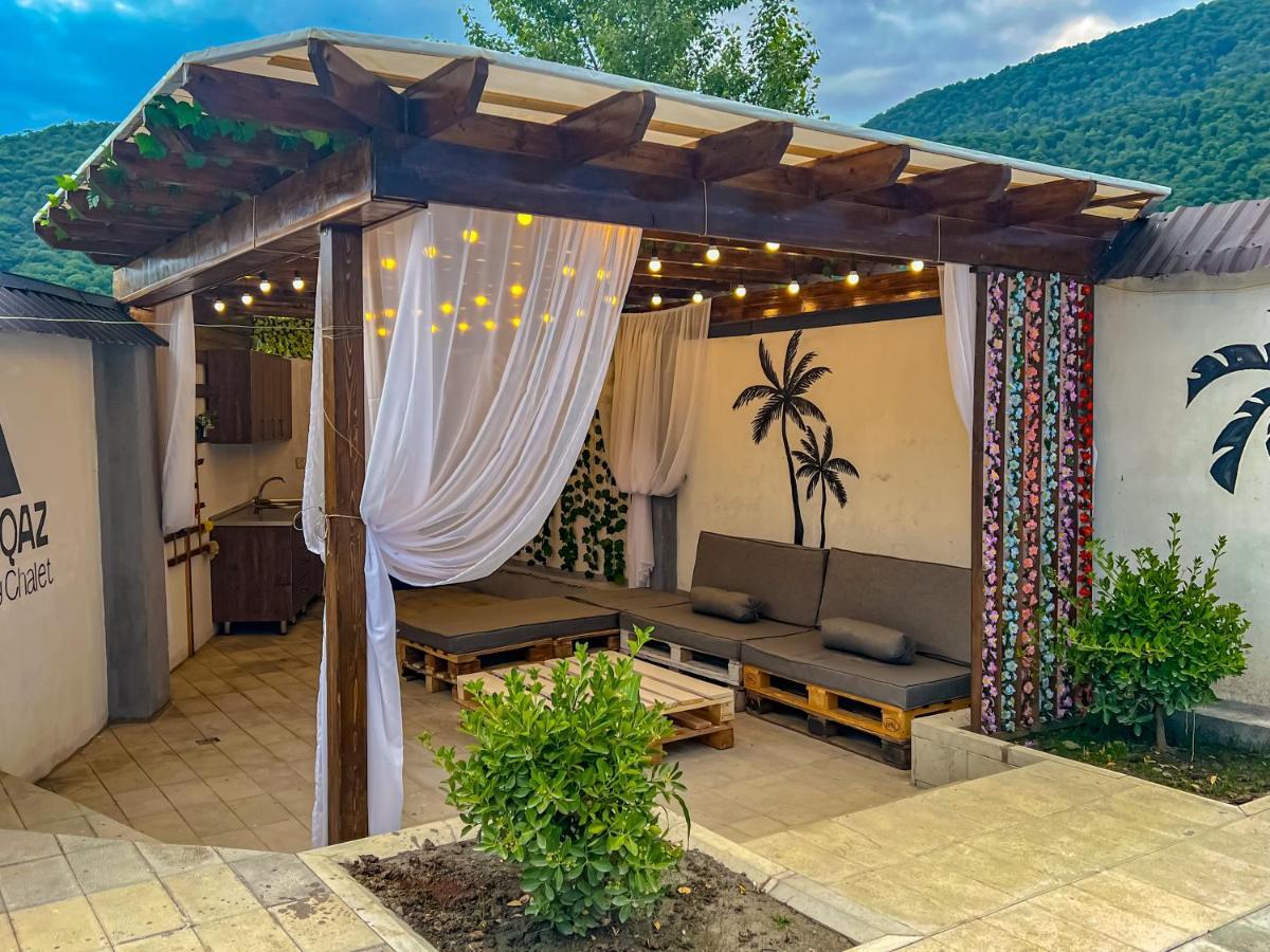 Qafqaz Family Chalet Villa Gabala Exterior foto