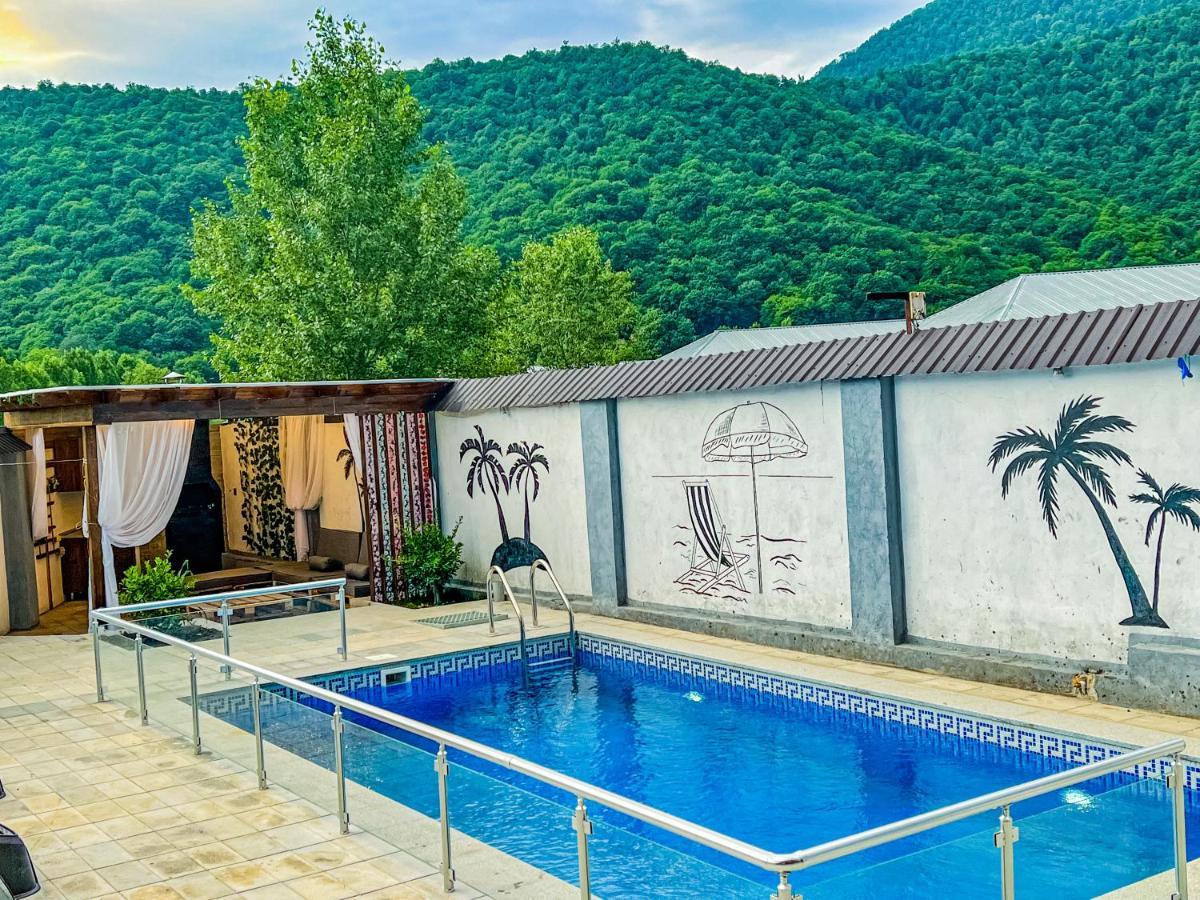 Qafqaz Family Chalet Villa Gabala Exterior foto